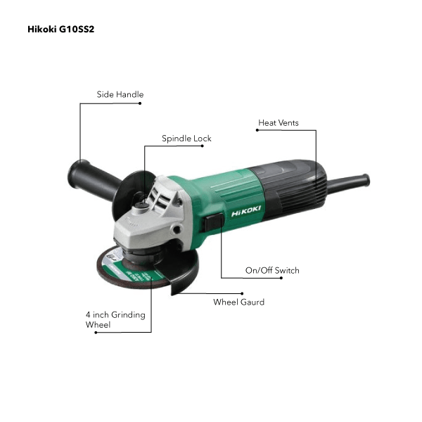 Buy Hikoki G10SS2 4 Inch 600 W Angle Grinder Online at Best Prices in India